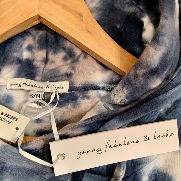 Young Fabulous & Broke Tie Dye Hoodie - Picture 9 of 10